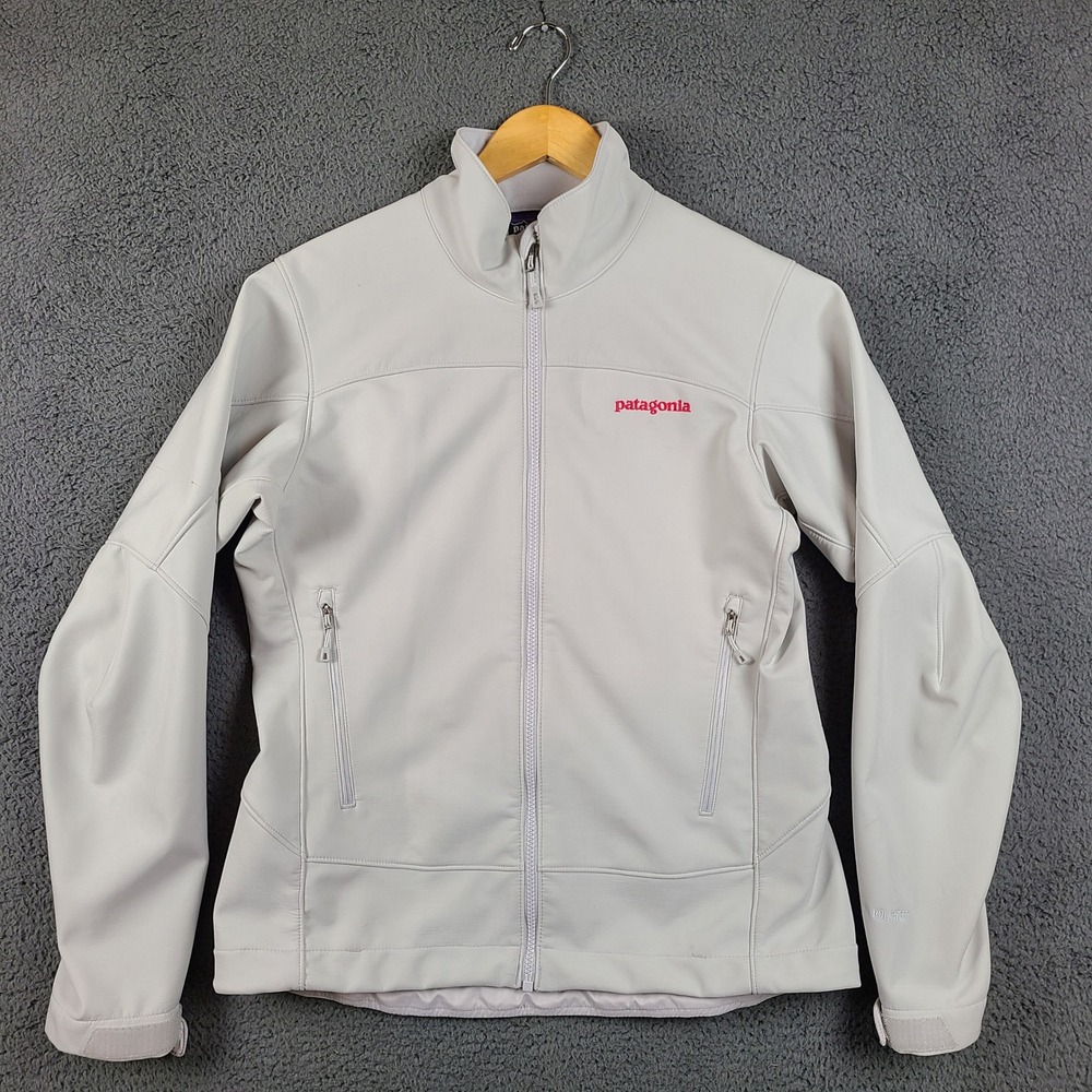 Patagonia Adze Polartec Windbloc Softshell Jacket Womens Medium Gray 83395SP13